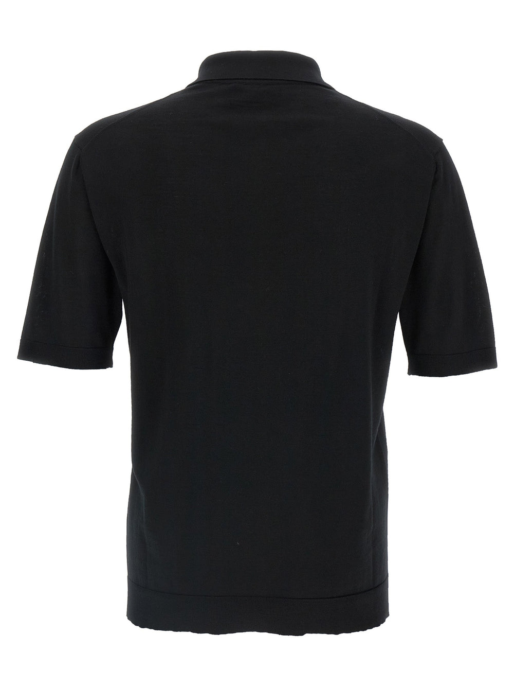 Gucci Black Wool Polo Shirt