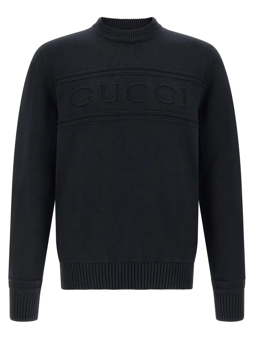 Gucci Blue Cotton Cardigan