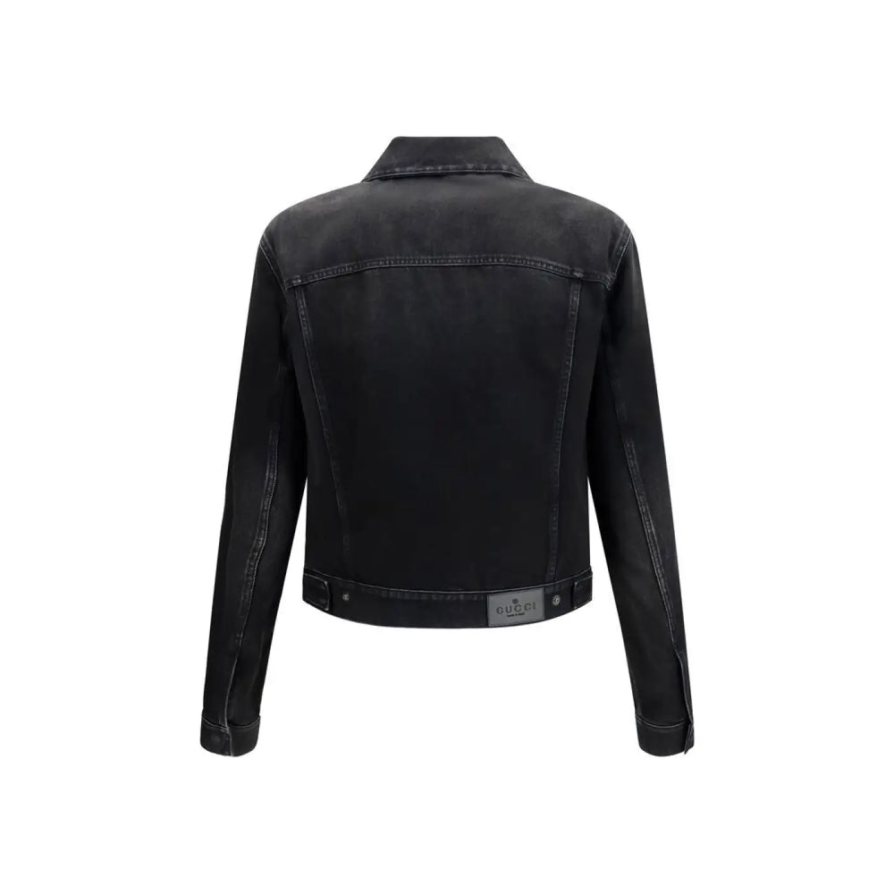 Gucci Blue Cotton Denim Jacket
