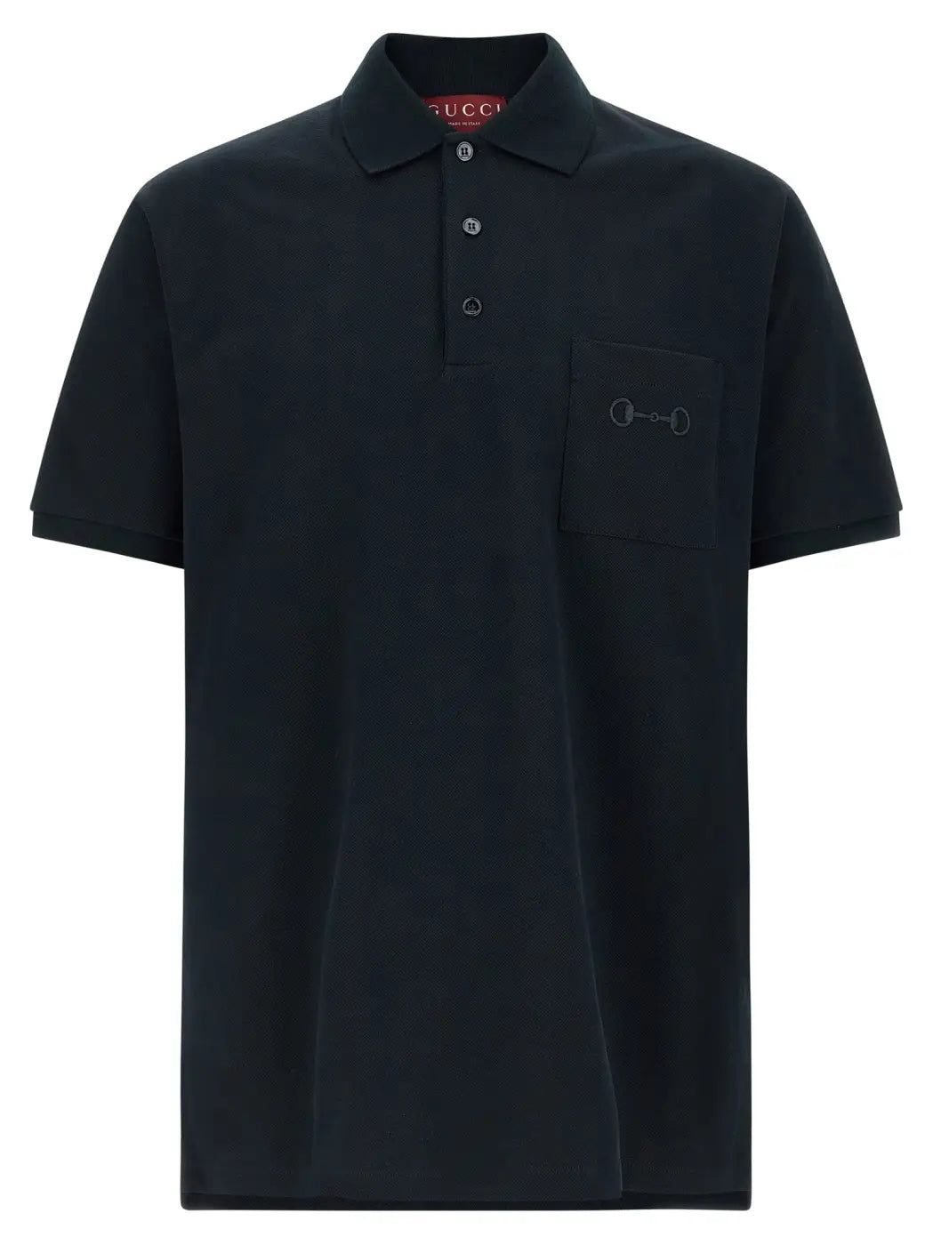 Gucci Blue Cotton Polo Shirt