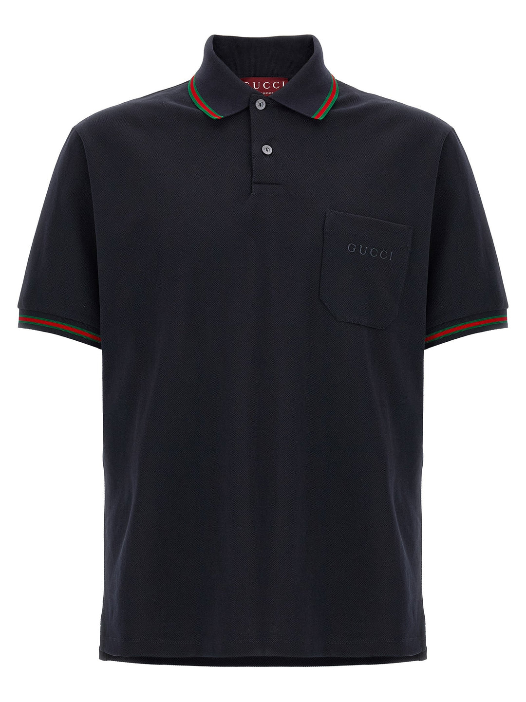 Gucci Blue Cotton Polo Shirt