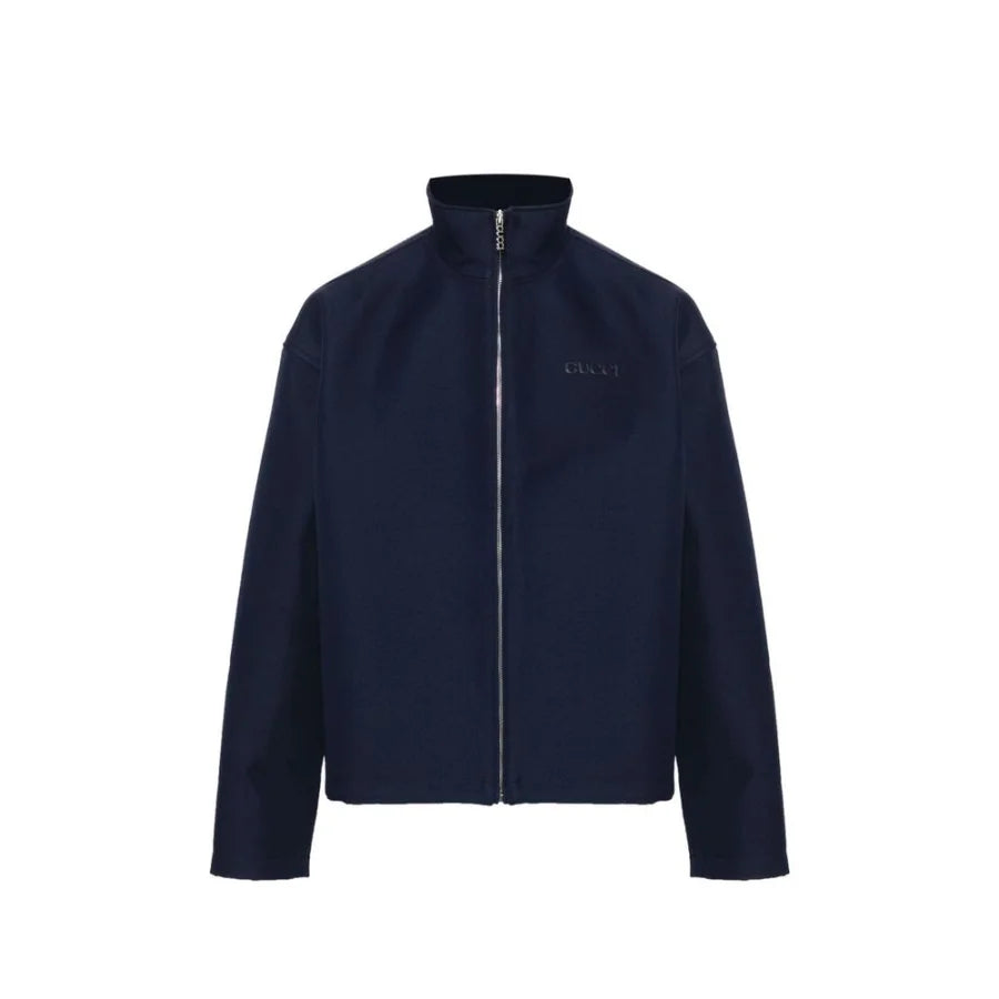 Gucci Blue Marabou Coat