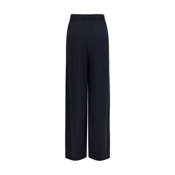 Gucci Blue Viscose Casual Pants