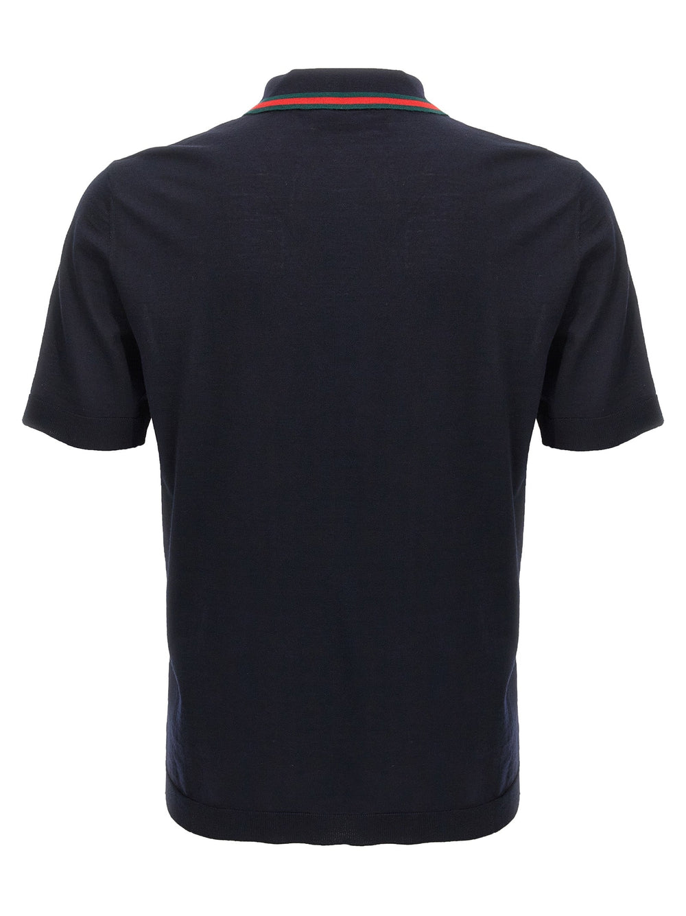 Gucci Blue Wool Polo Shirt