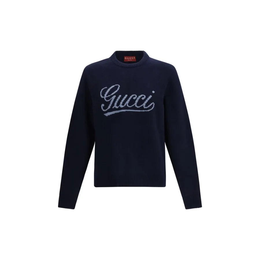 Gucci Blue Wool Sweatshirt