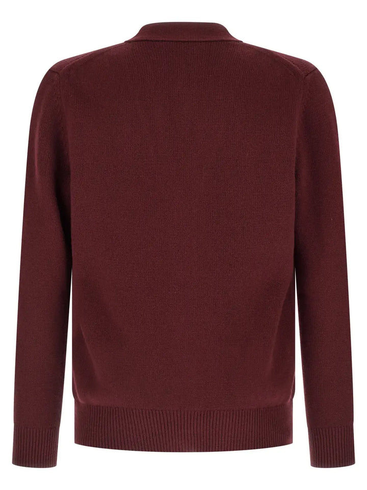 Gucci Bordeaux Cashmere Cardigan