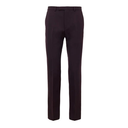 Gucci Bordeaux Wool Dress Pants