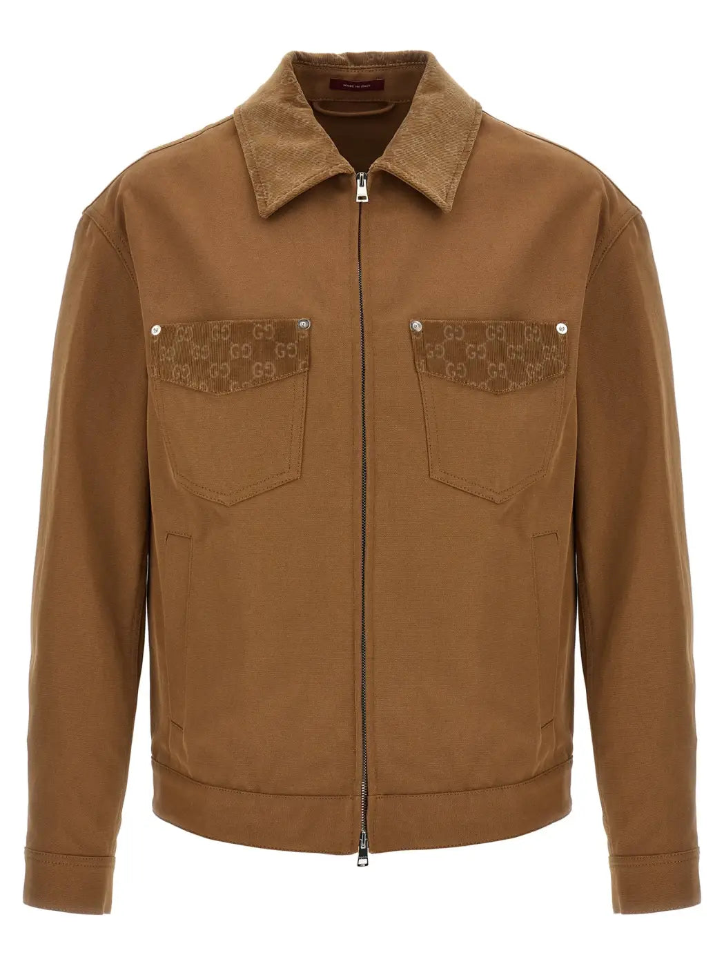 Gucci Brown Cotton Full-length Jacket