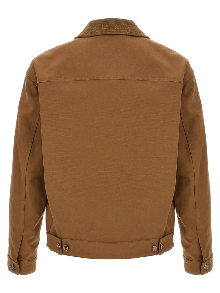 Gucci Brown Cotton Full-length Jacket