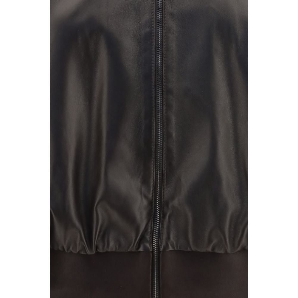 Gucci Bomber Jackets - Brown Lamb Ovis Aries