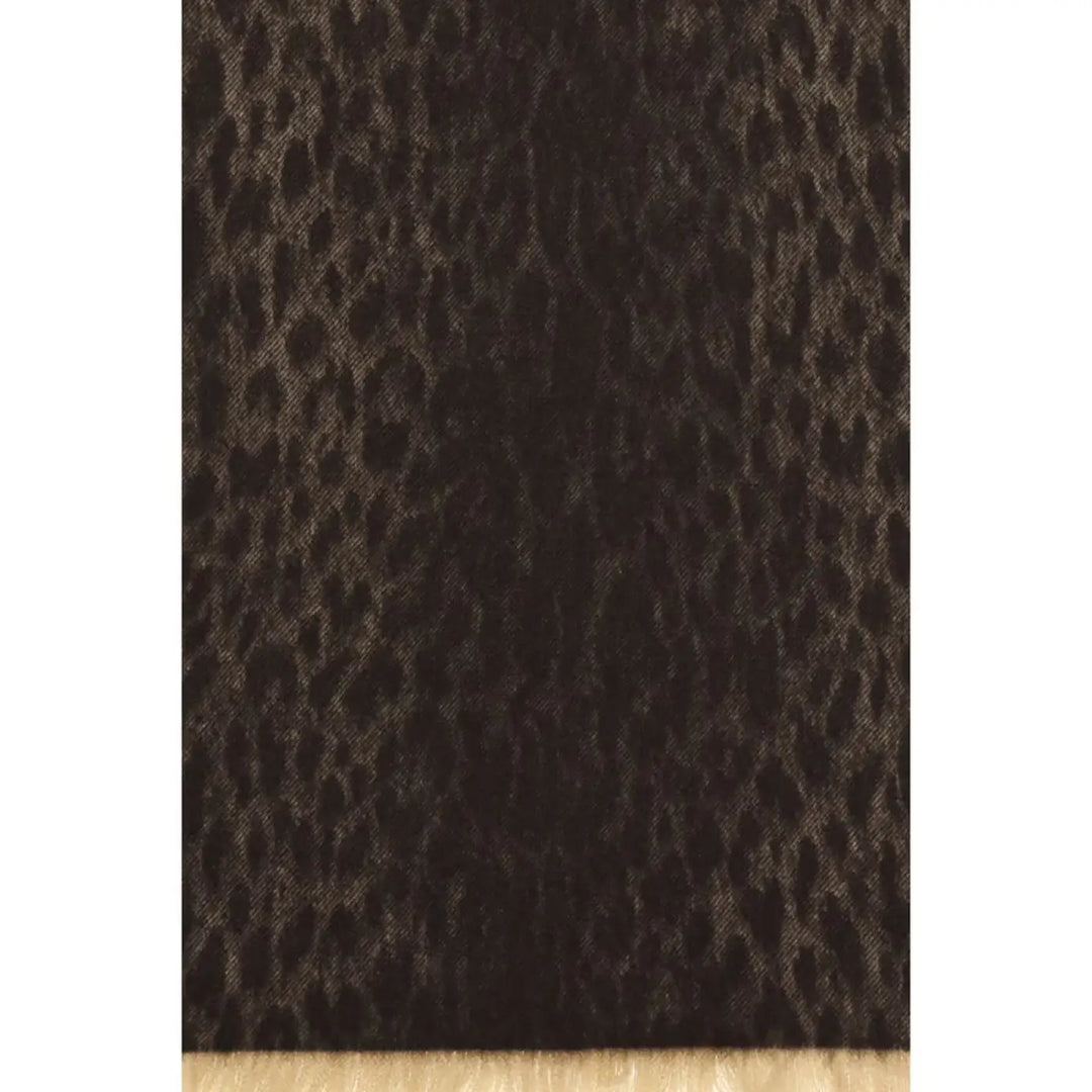 Gucci Brown Wool Oves Aries Scarf