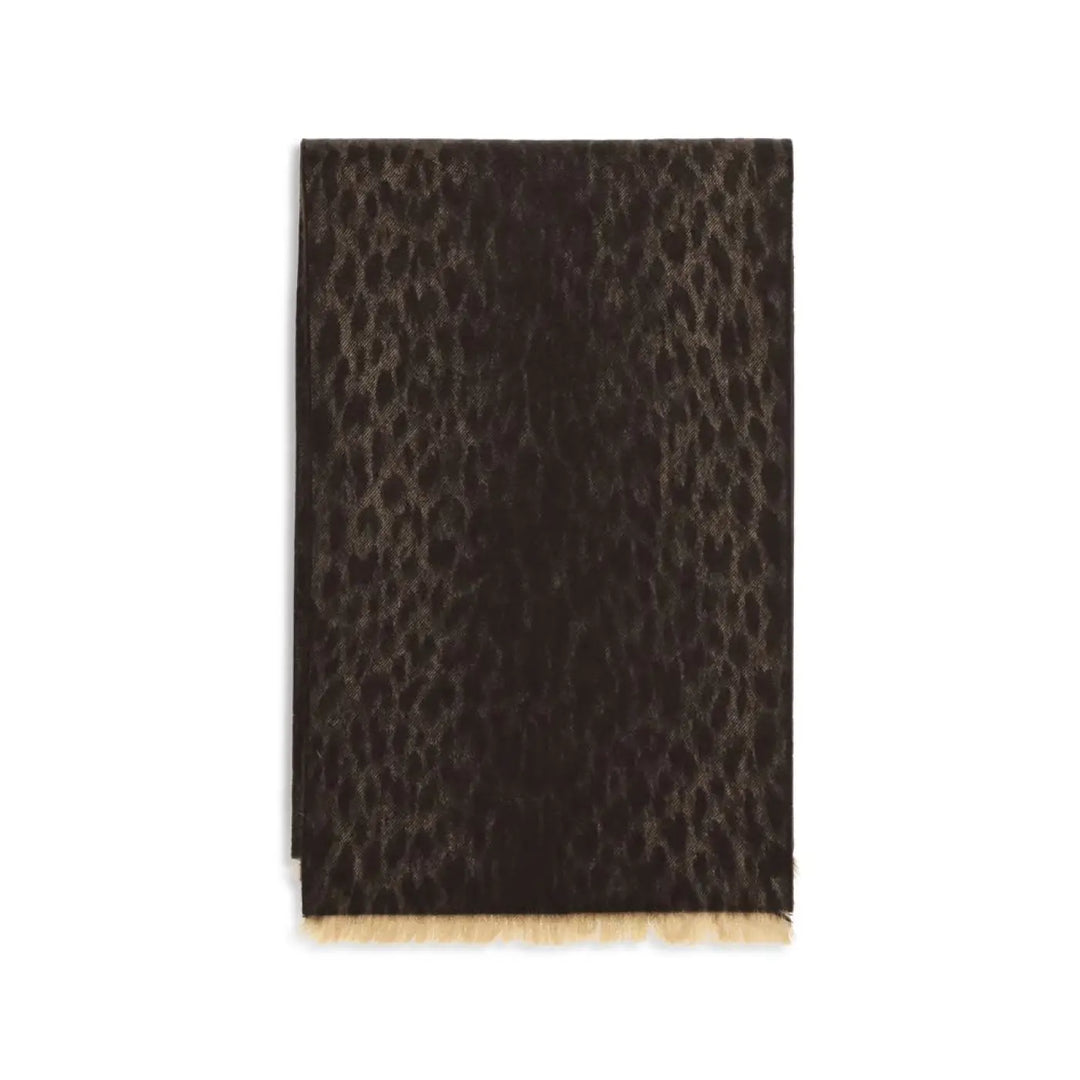 Gucci Brown Wool Oves Aries Scarf