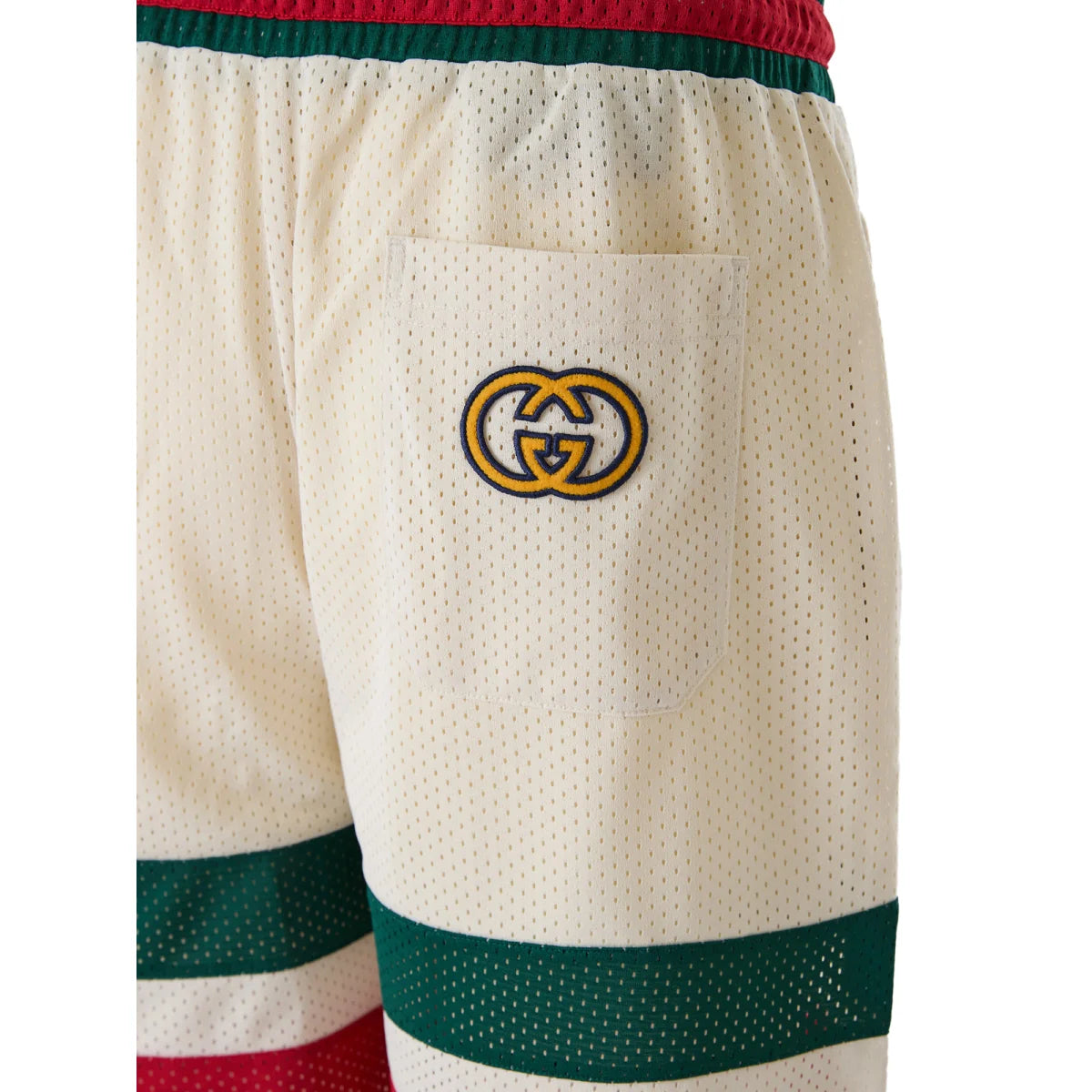 Gucci Cream polyester Logo Shorts