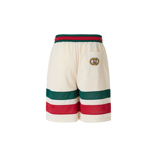 Gucci Cream polyester Logo Shorts