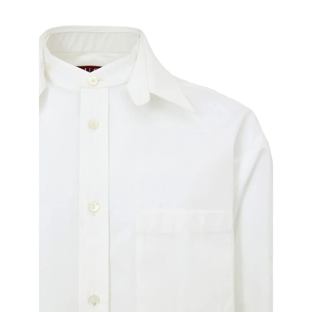 Gucci Double Collar Cotton Poplin Shirt with Removable and Cuffs