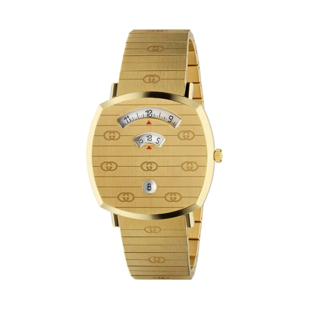 Gucci Gold Stainless Steel Dress Watch