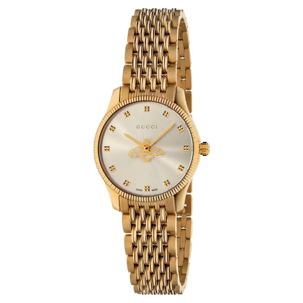 Gucci Gold Stainless Steel Dress Watch