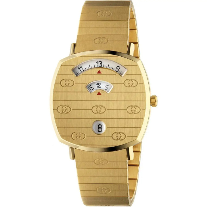 Gucci Gold Stainless Steel Dress Watch