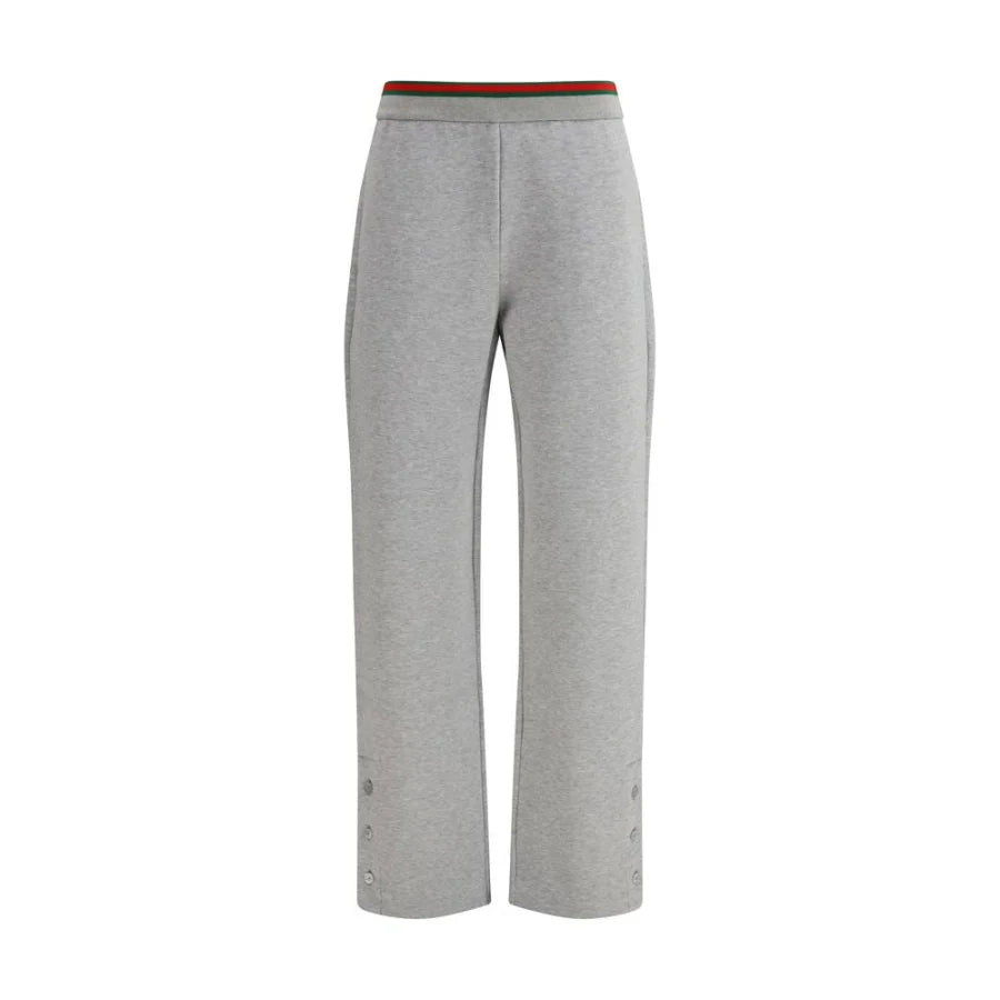 Gucci Gray Cotton Casual Pants