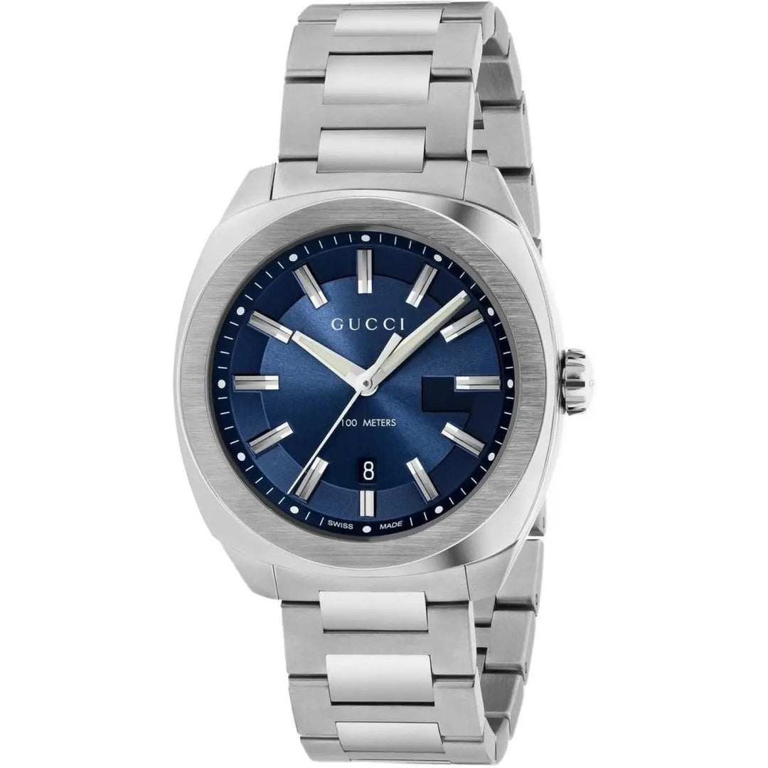 Gucci Gray Stainless Steel Dress Watch