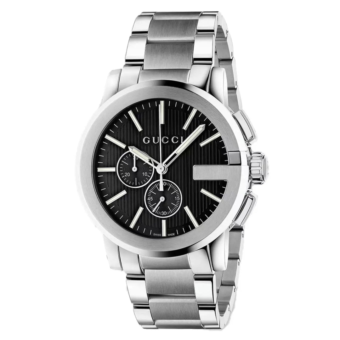 Gucci Gray Stainless Steel Dress Watch