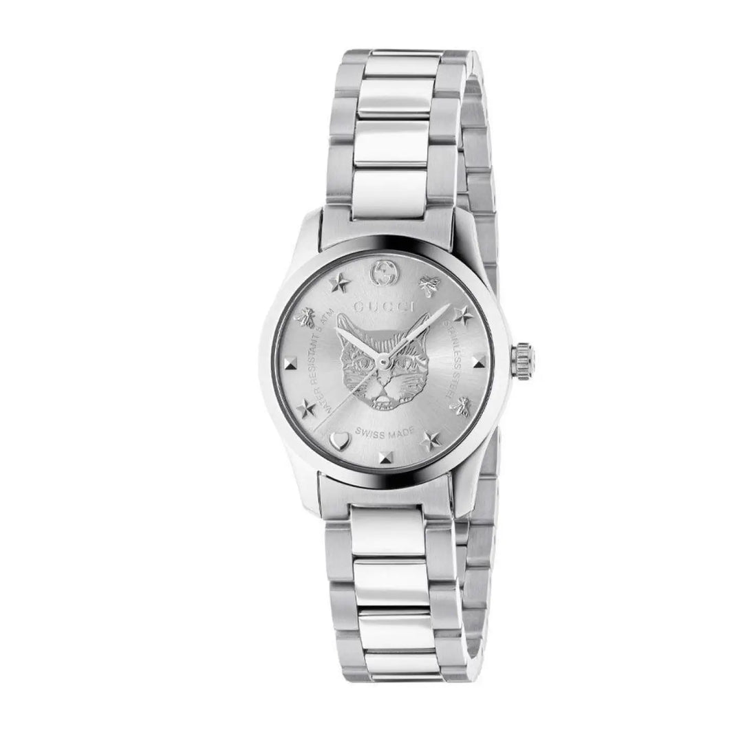 Gucci Gray Stainless Steel Dress Watch