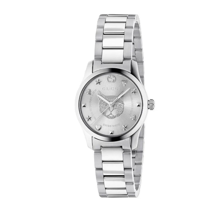 Gucci Gray Stainless Steel Dress Watch