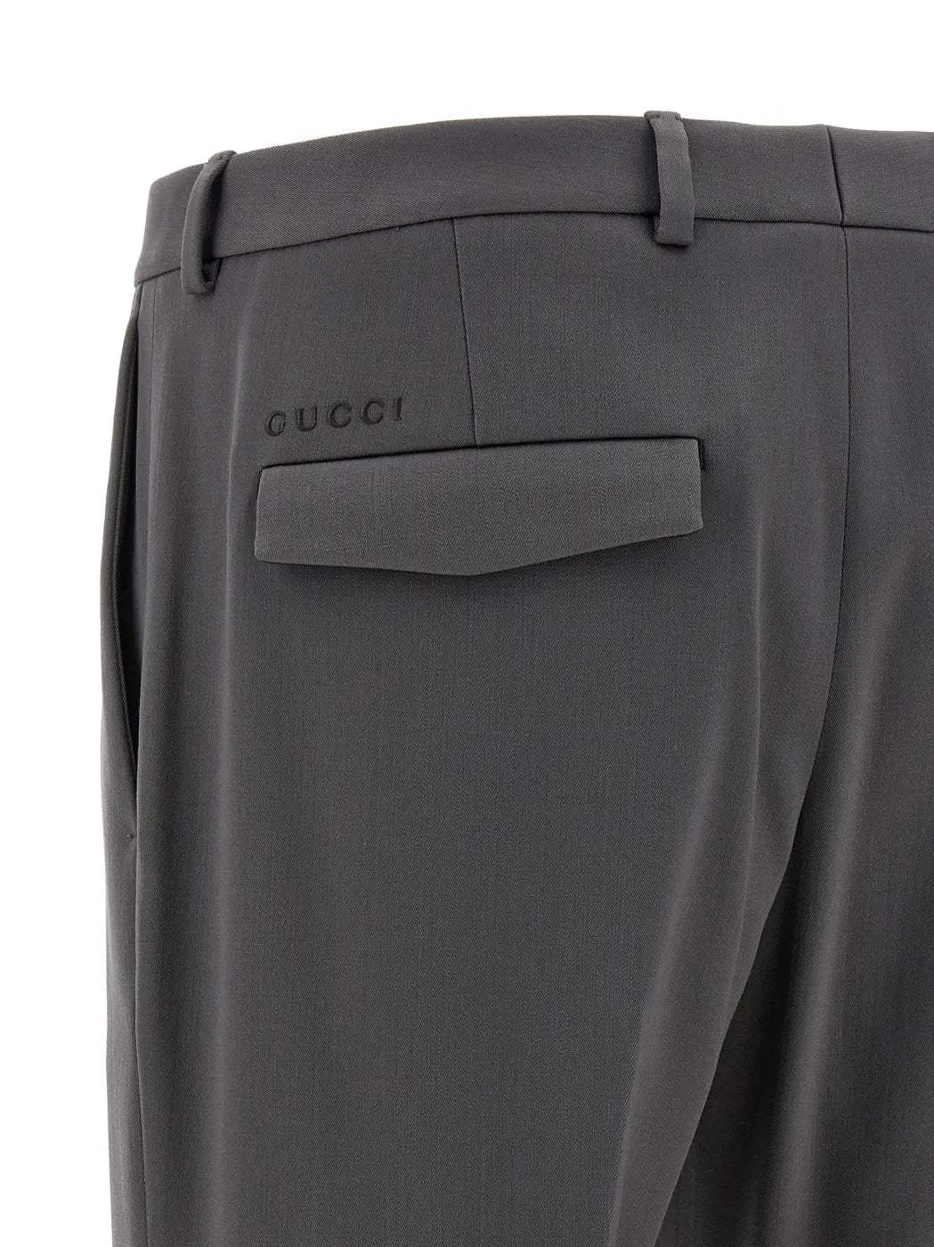 Gucci Gray Wool Dress Pants