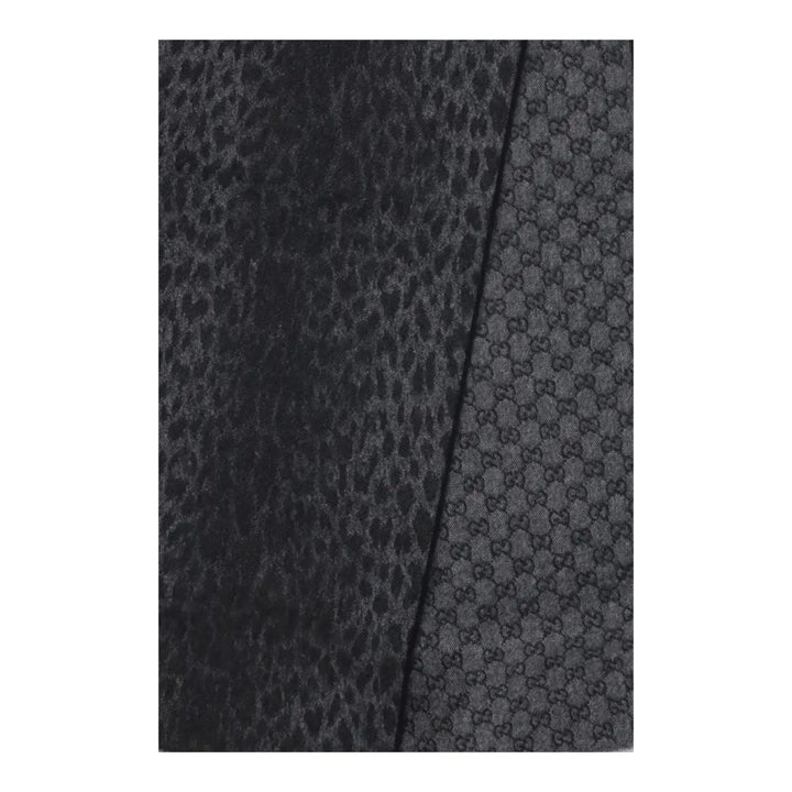 Gucci Gray Wool Oves Aries Scarf