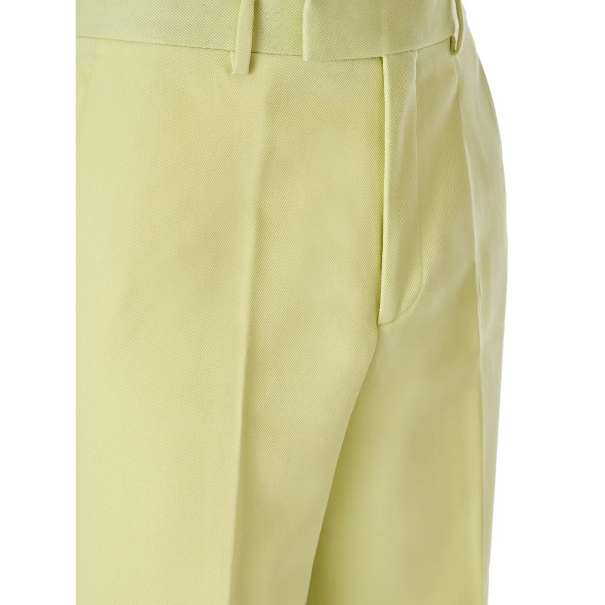 Gucci Lime Yellow Cotton Pants for Men Authentic Luxury Style