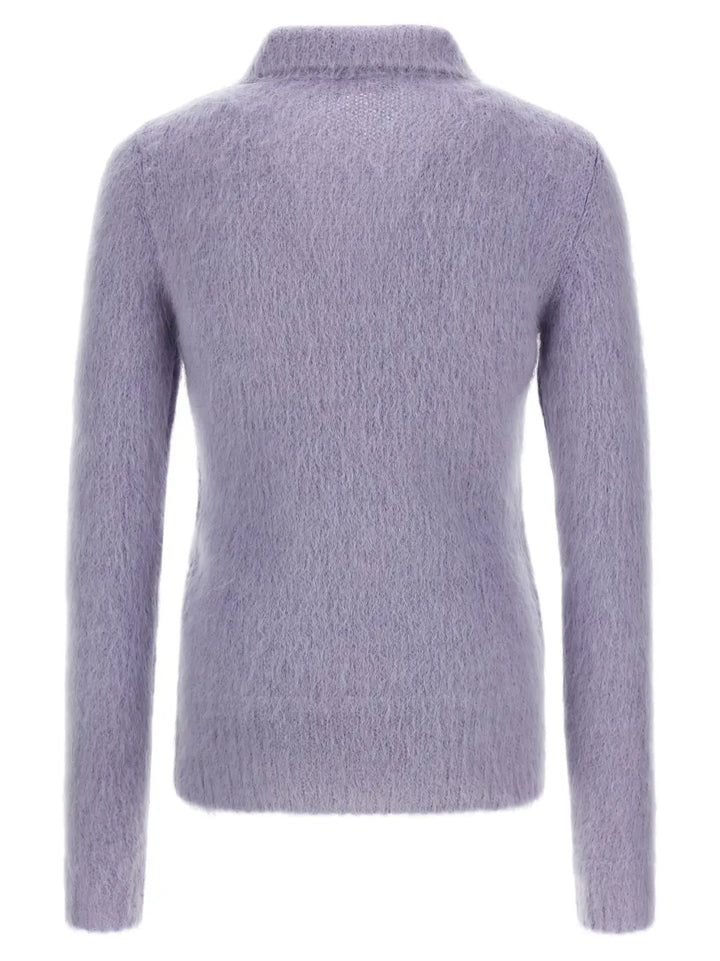 Gucci Purple Wool Cardigan
