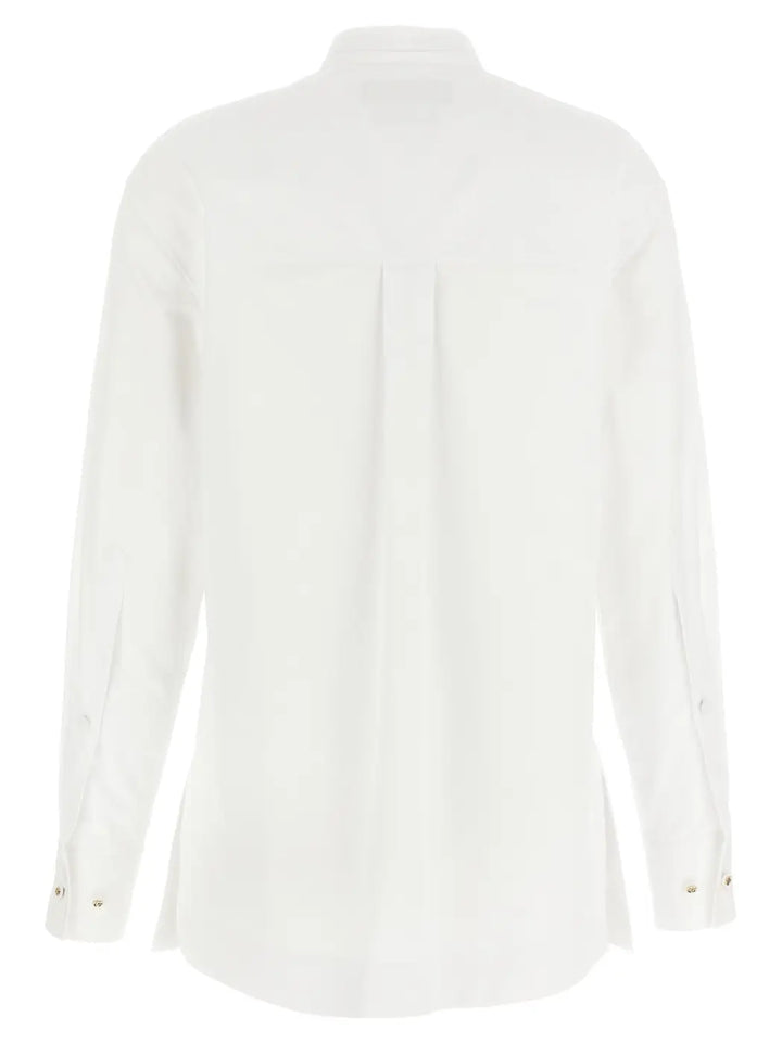 Gucci White Cotton Blouse