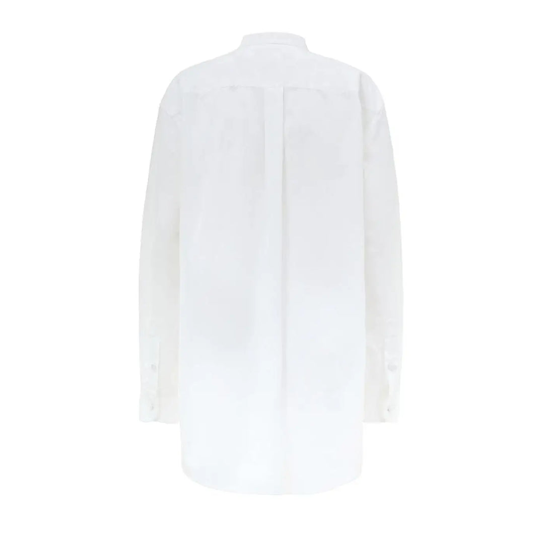 Gucci White Cotton Blouse