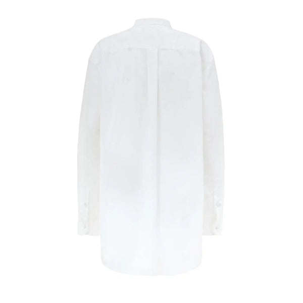 Gucci White Cotton Blouse