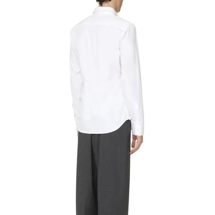 Gucci White Cotton Dress Shirt
