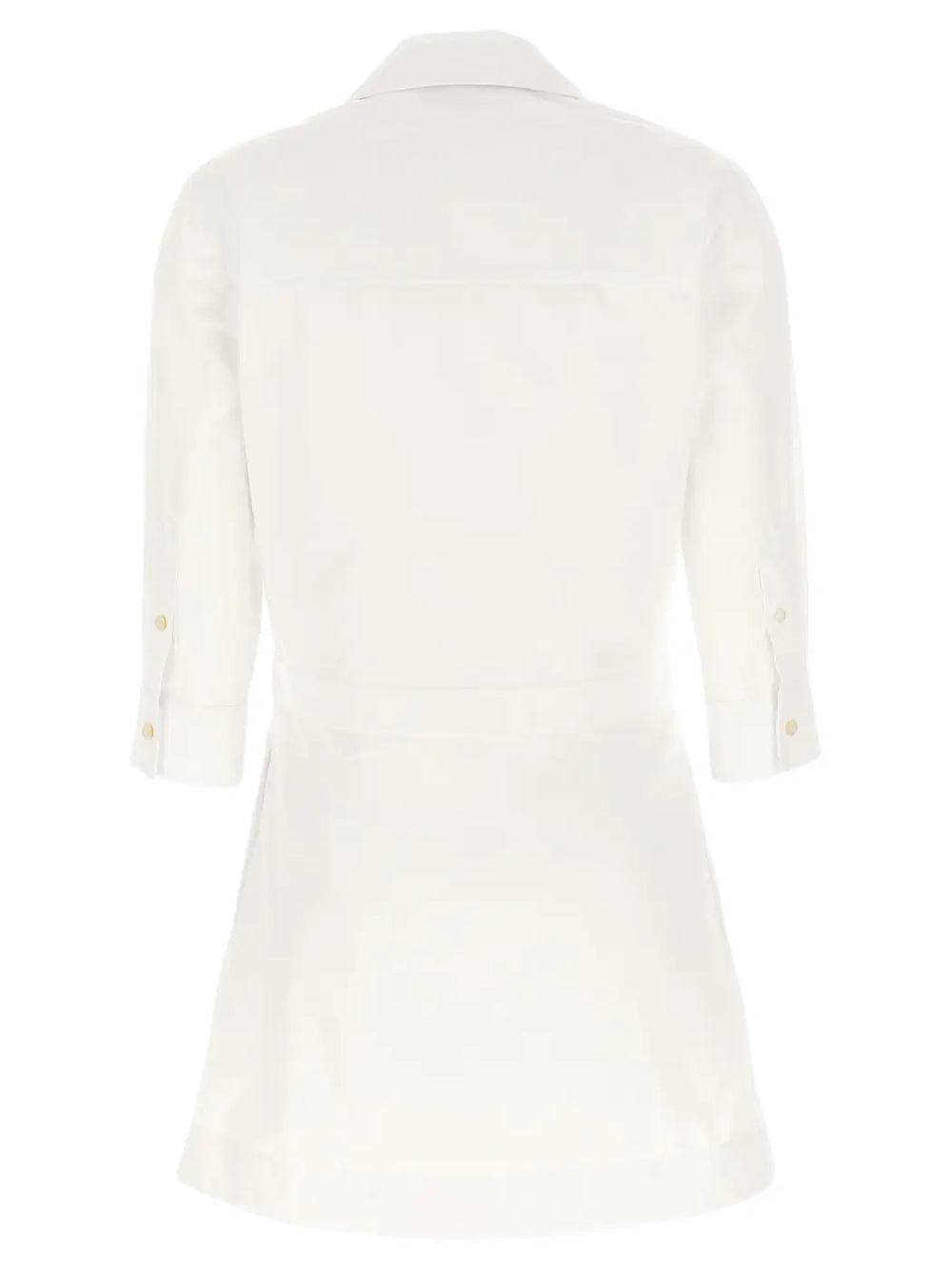 Gucci White Cotton Short Dress