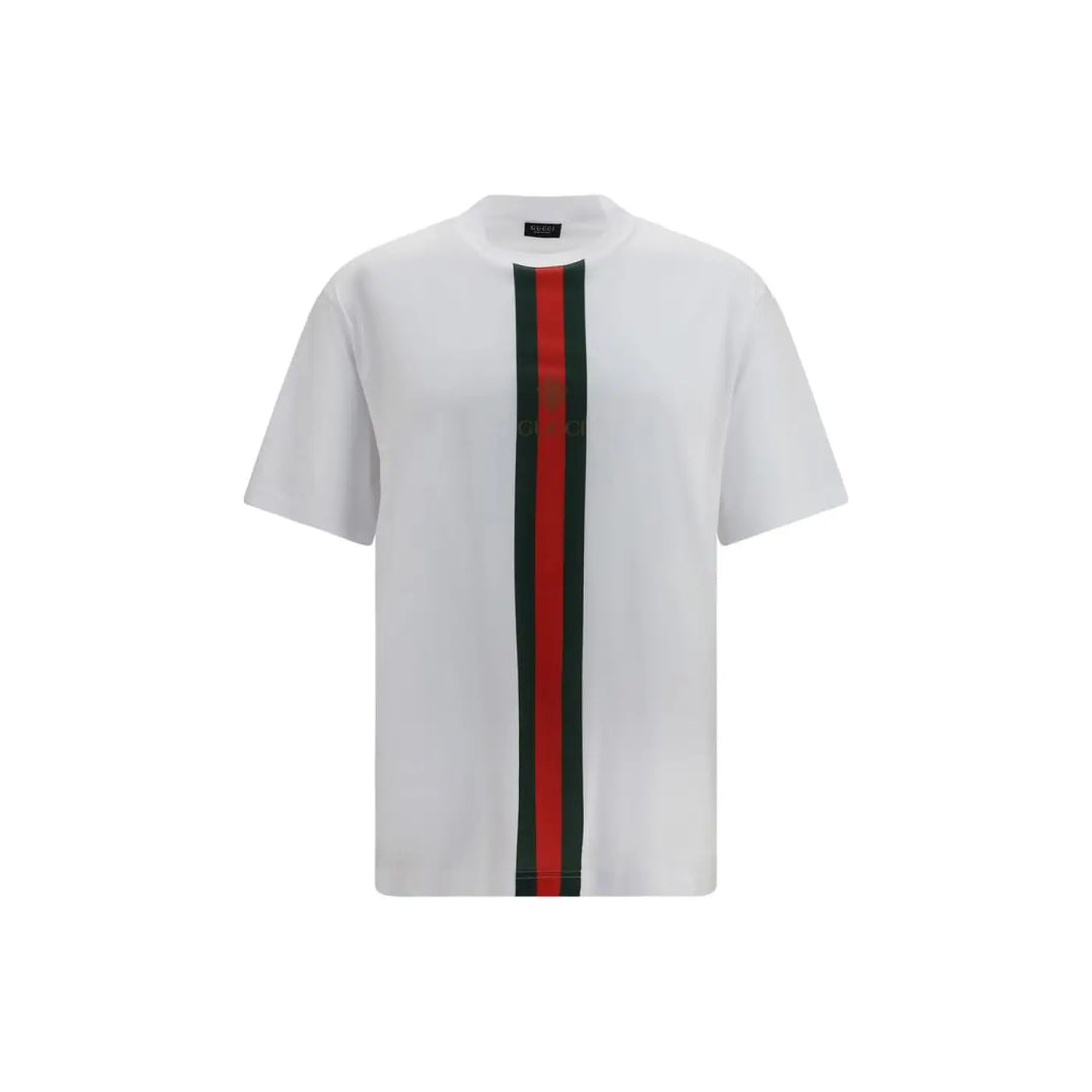 Gucci White Cotton T-shirt