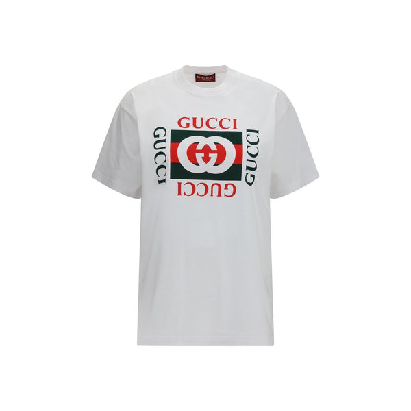 Gucci - White Cotton T-Shirt
