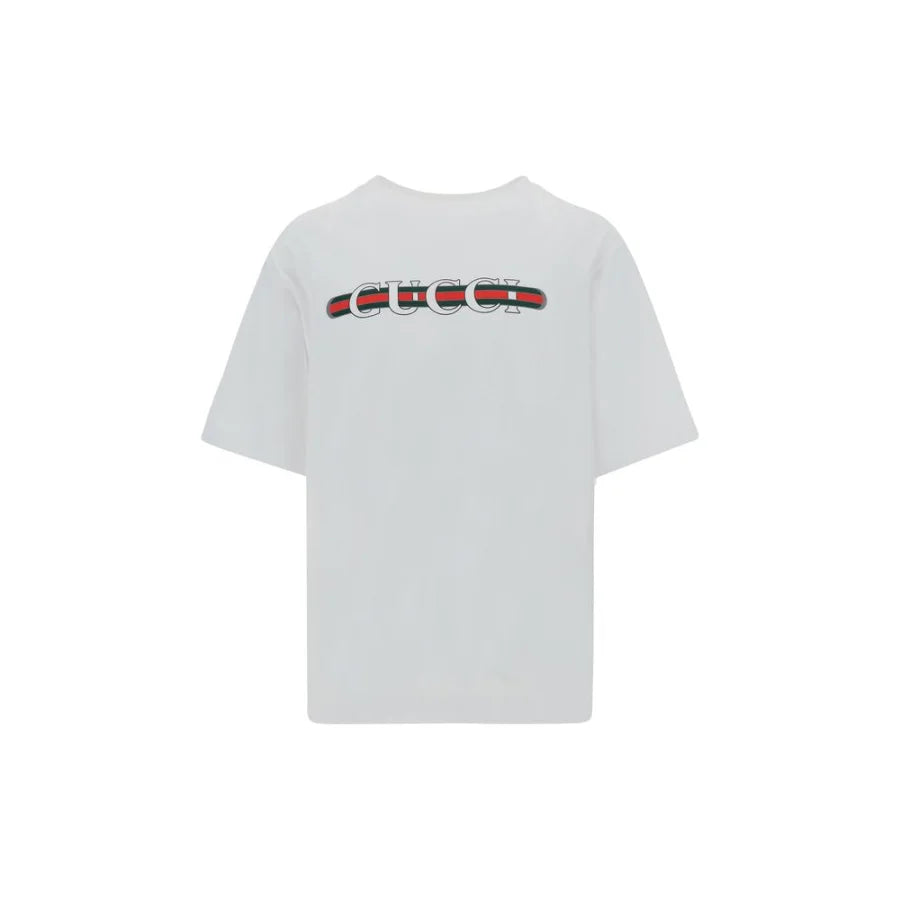 Gucci White Cotton T-Shirt