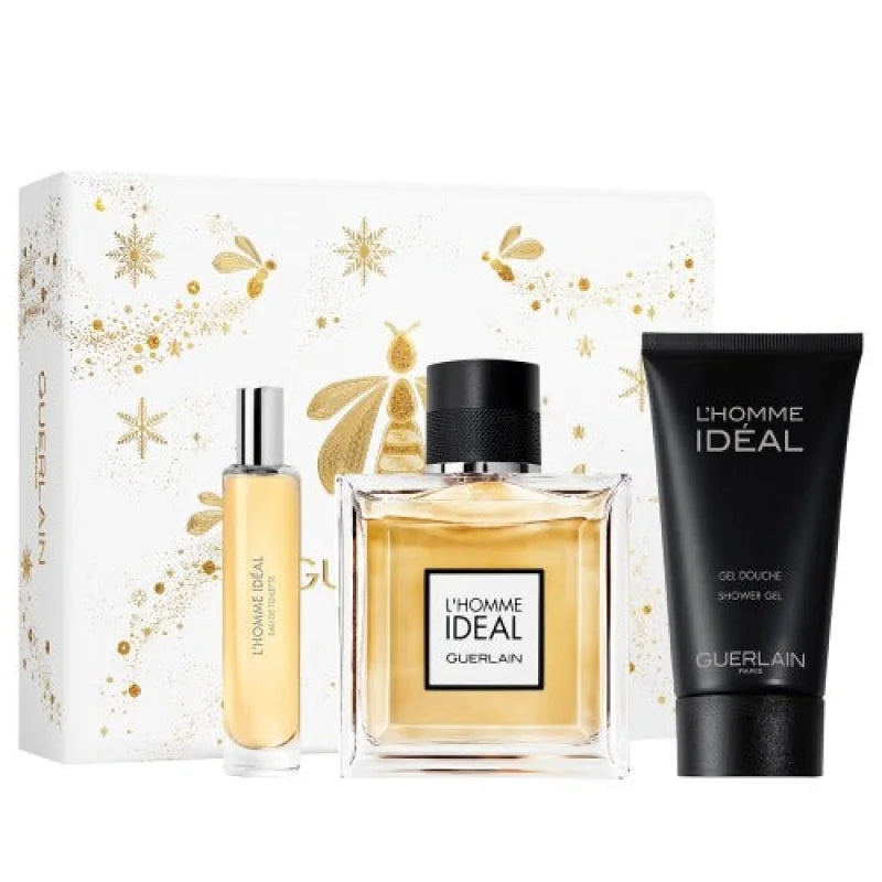 Guerlain Lhomme Ideal Gift Set With Almond Scent And Sensual Heart Men’s Sets
