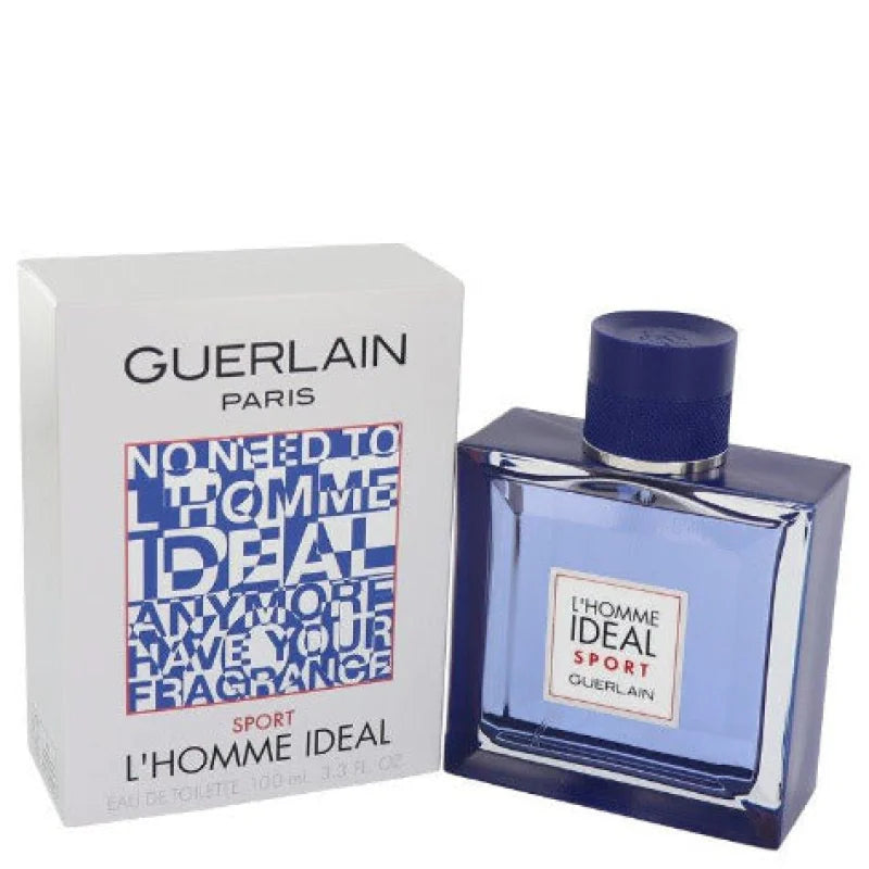 Energizing Guerlain L’homme Ideal Sport Woody Aquatic Fragrance Men’s Cologne