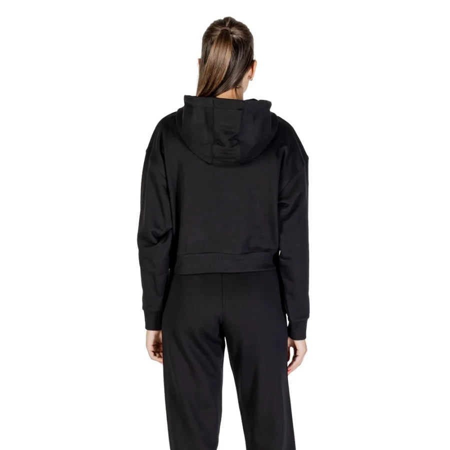 Guess Active Black Cotton Hoodie