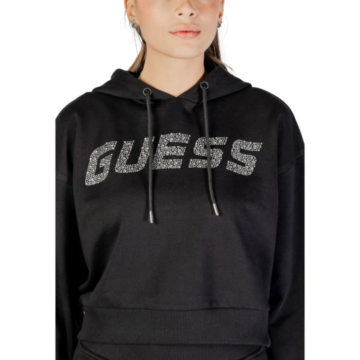 Guess Active Black Cotton Hoodie