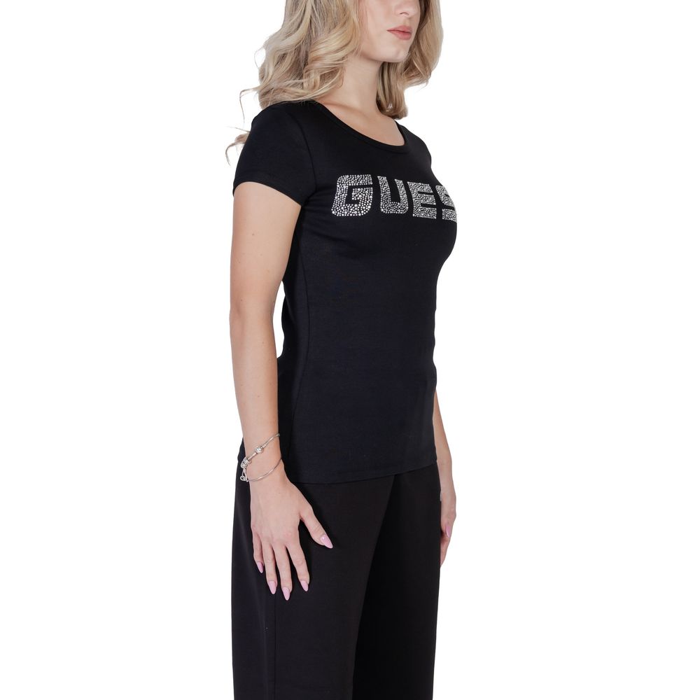 Guess Active - Black Cotton T-Shirt