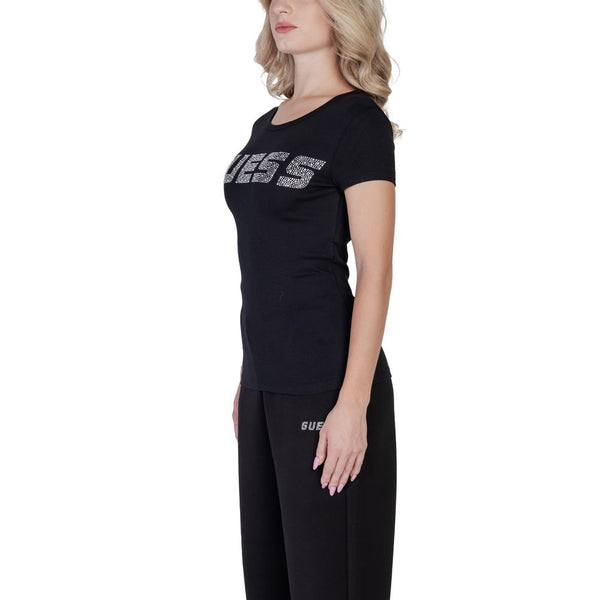 Guess Active - Black Cotton T-Shirt