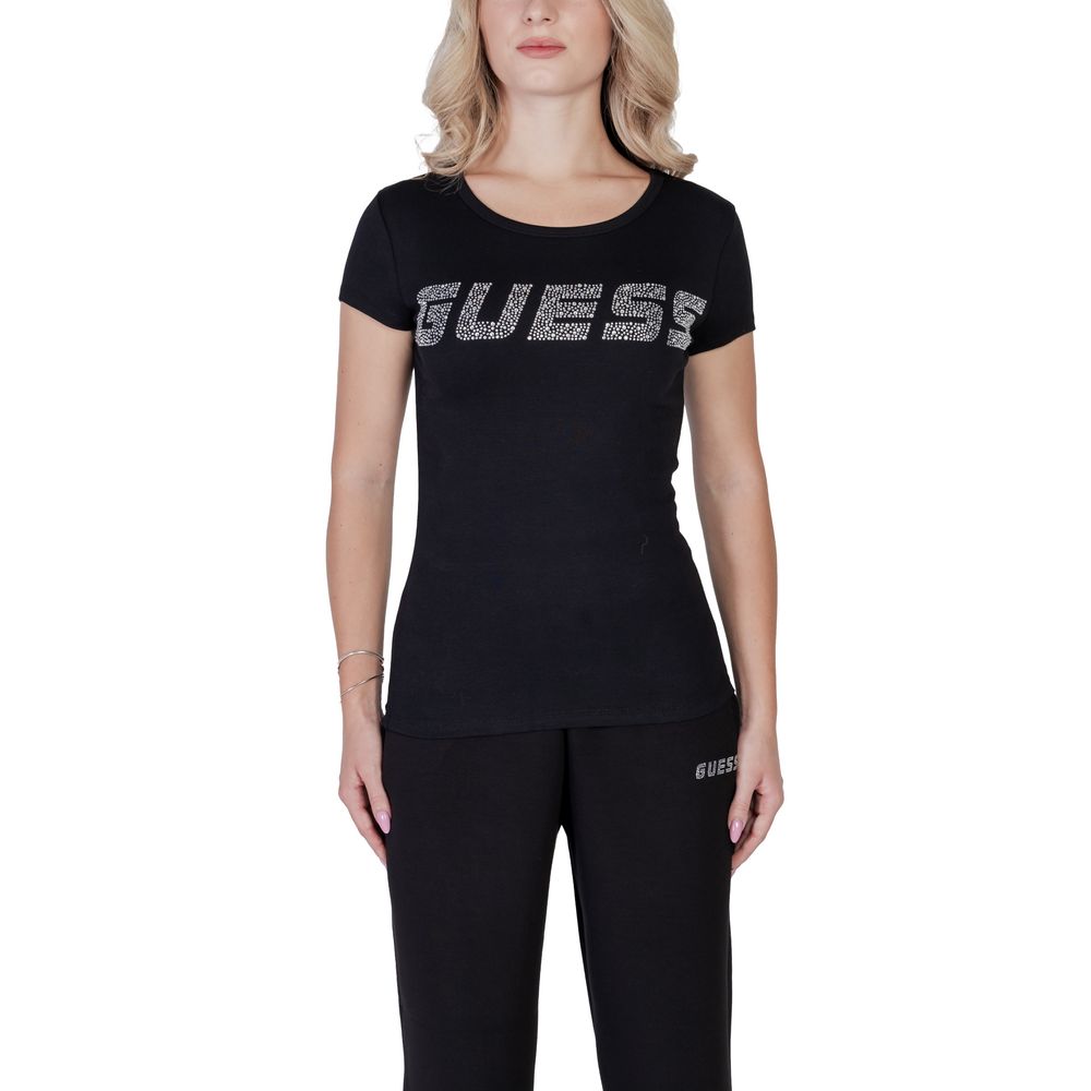 Guess Active - Black Cotton T-Shirt