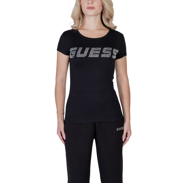 Guess Active - Black Cotton T-Shirt