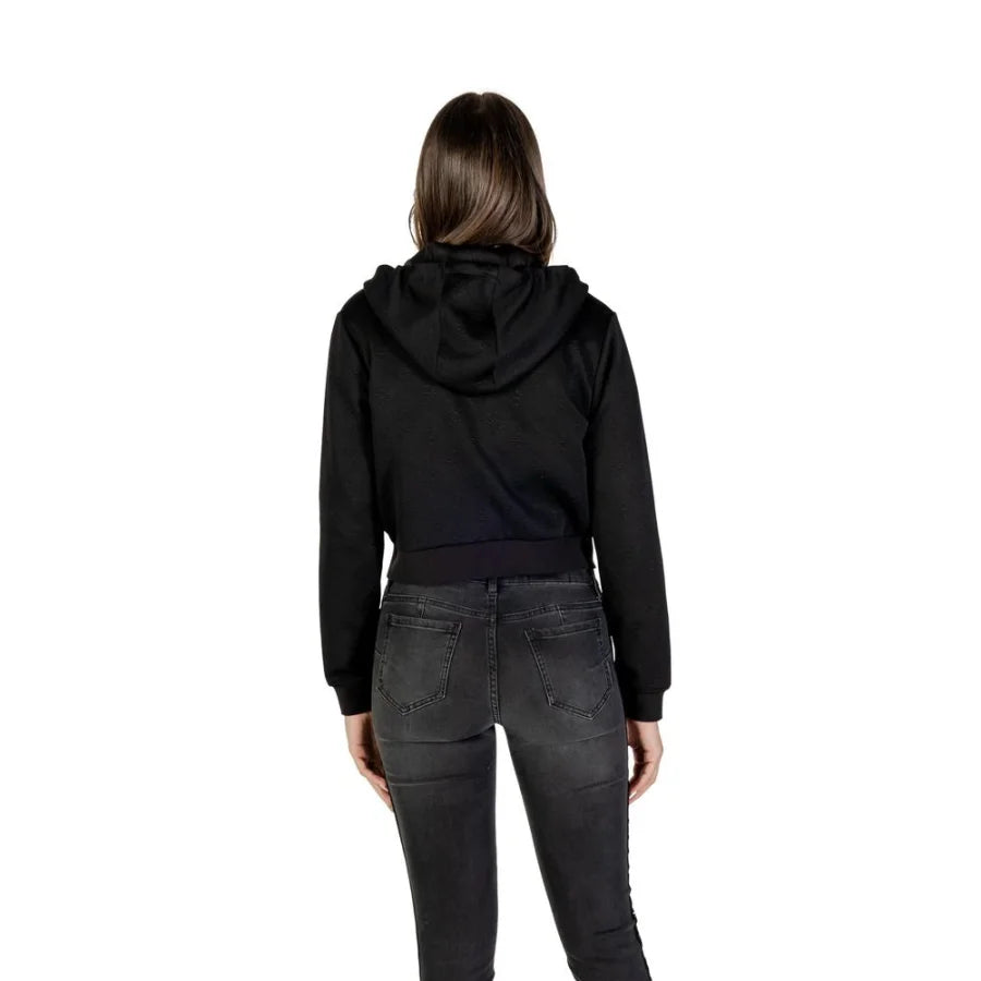 Guess Active Black Polyester Hoodie