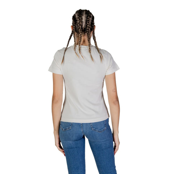 Guess Active - Cream Cotton T-Shirt