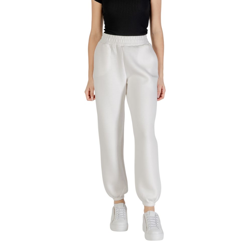 Guess Active Cream Viscose Joggers (workout Pants)